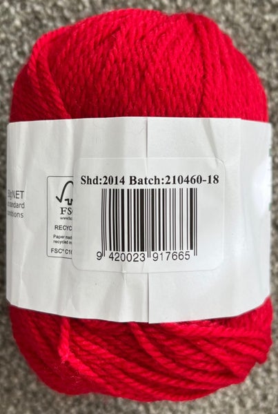 Naturally DK Merino Wool - Red Carousel 2