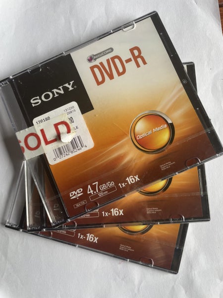 Sony DVD + R Disks Carousel 1