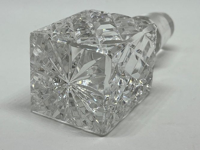 Vintage Crystal Bottle Decanter Stopper Carousel 2