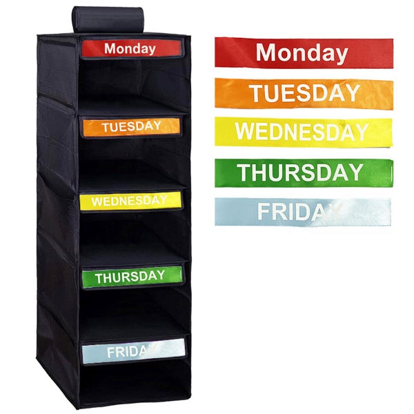 Weekly Clothes Organizer For Daily Clothes Clothes Organizer Closet Storage Carousel 1