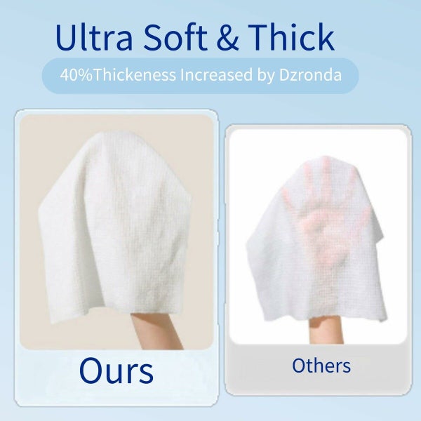 28PCS Disposable Compressed Towels Tablets Travel Wash Cloth Carousel 13