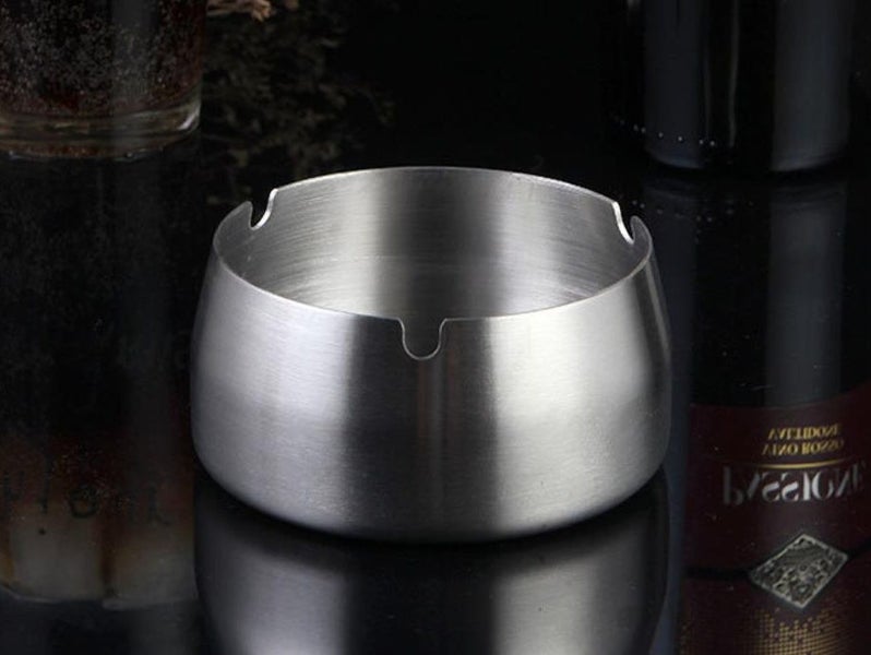 Stainless Steel Ashtray, Fashion Household Living Room Ashtray,Car Ash Tray Carousel 1