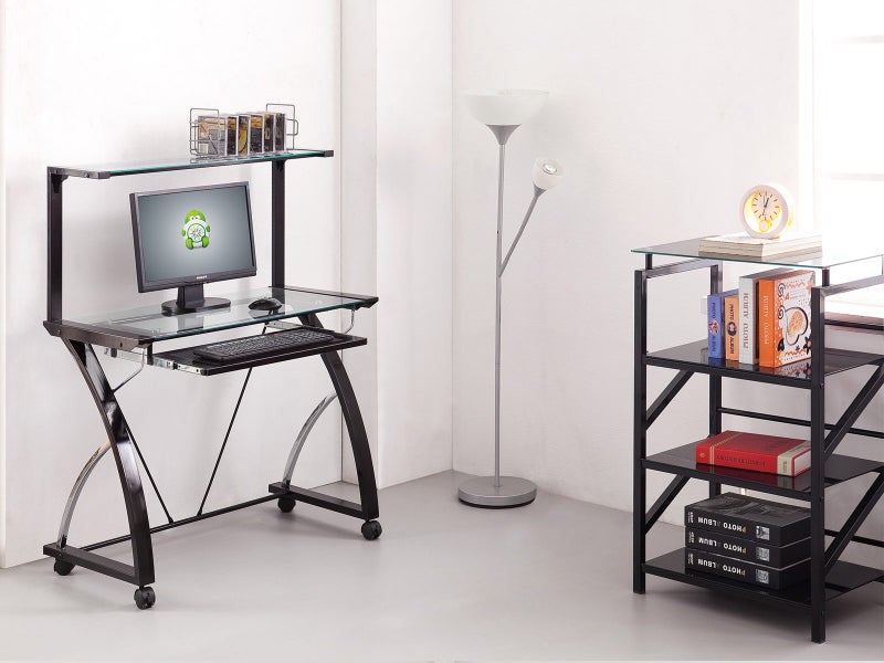 Tempered Glass Computer Desk - Clearance Sale! Carousel 1