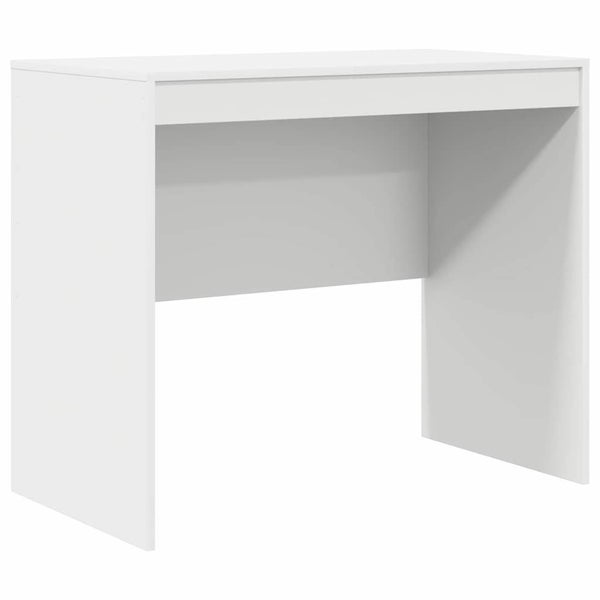 Desk White 90 X 50 X 76 Cm Engineered Wood Nlkata Carousel 2