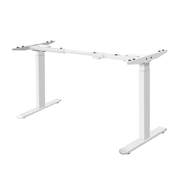 Electric Standing Desk Leg Frame Dual Motor White Carousel 2