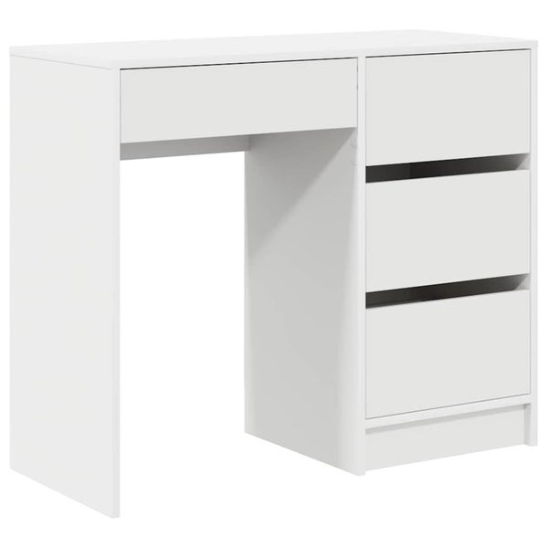 Desk With Drawer White 90 X 37.5 X 75 Cm Engineered Wood Nlkakb Carousel 2