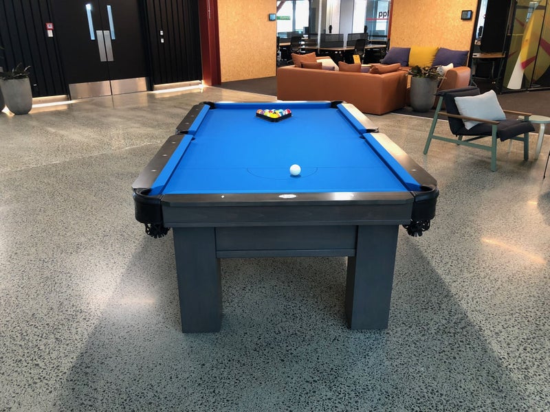 8' Rosario II Pool Table - Smokey Grey Carousel 2