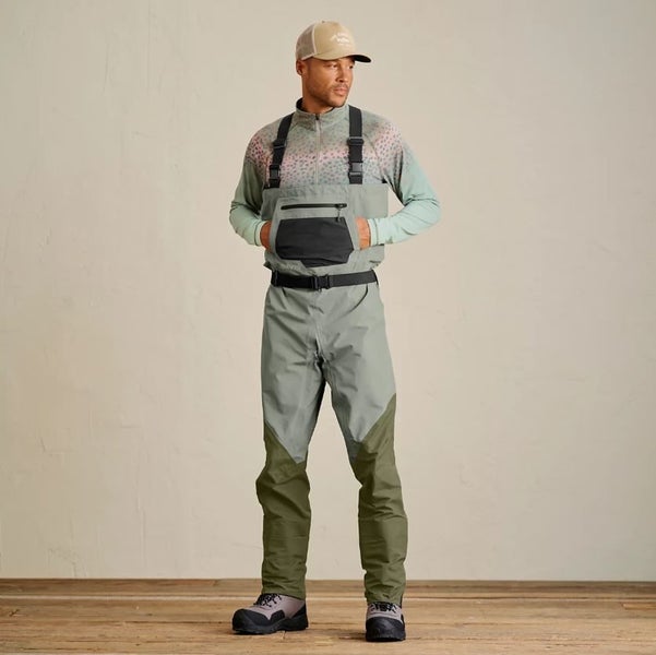 Orvis Waders Clearwater Mens L Xlong Sagebrush Carousel 1