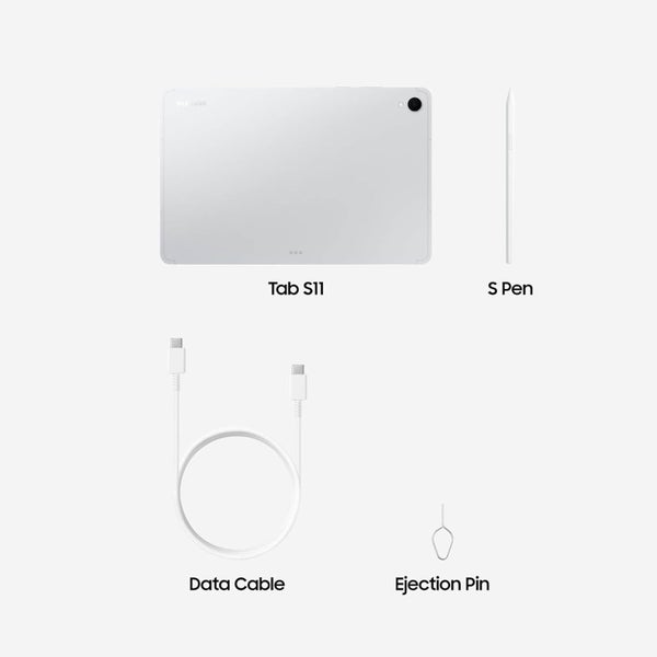 Samsung Galaxy Tab S11 - WI-FI, 128GB, Silver Carousel 8