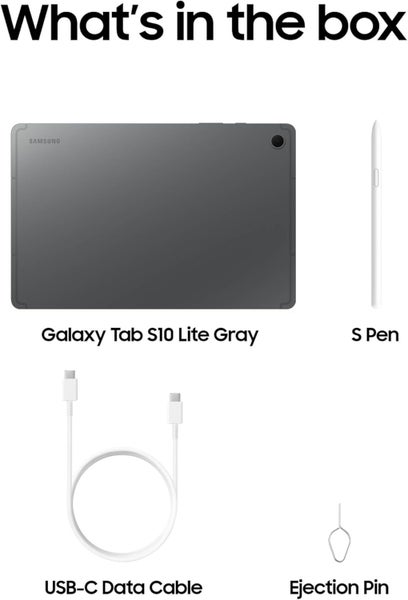 Samsung Galaxy Tab S10 Lite Tablet - WI-FI, 128GB, Grey Carousel 5