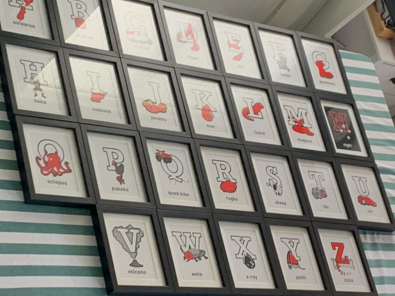 Framed Children’s Alphabet Prints Carousel 1