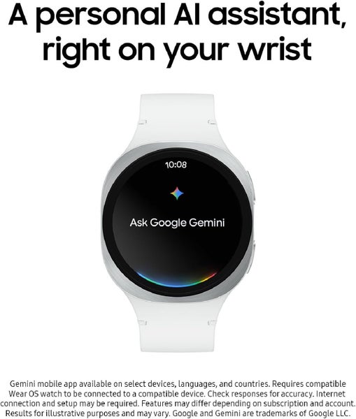 Samsung Galaxy Watch 8 - Bluetooth, 44mm, Silver Carousel 2