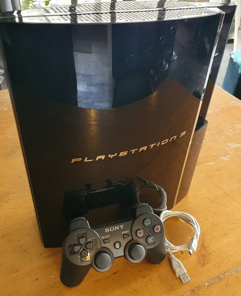 Sony Playstation 3 "Phat" CECHC03 PS2 compatible on Firmware v3.55 fully working Carousel 1