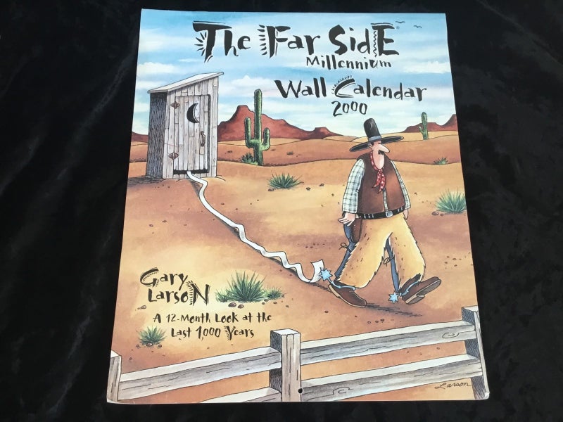 Gary Larson -Calendar- The Far Side Millennium Wall Calendar 2000 Carousel 1