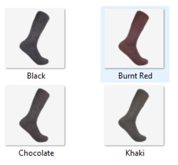 Bamboo3G Trekking Socks (Pair) - 4 Colour Options - 3 Size Options Carousel 1