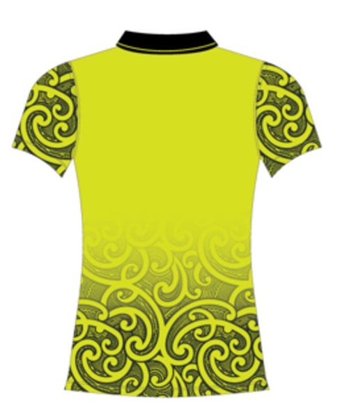 Kia Kitea Hi Vis Mahi Polo - Wahine - Sizes 6 to 26 Carousel 2