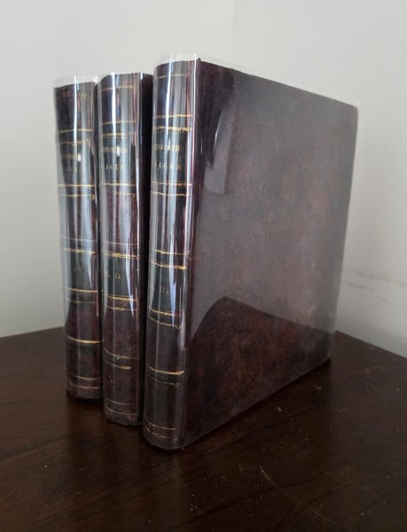 1773 Hawkesworth Account of the Voyages - 3 Vols , All Maps & Plates present! Carousel 14