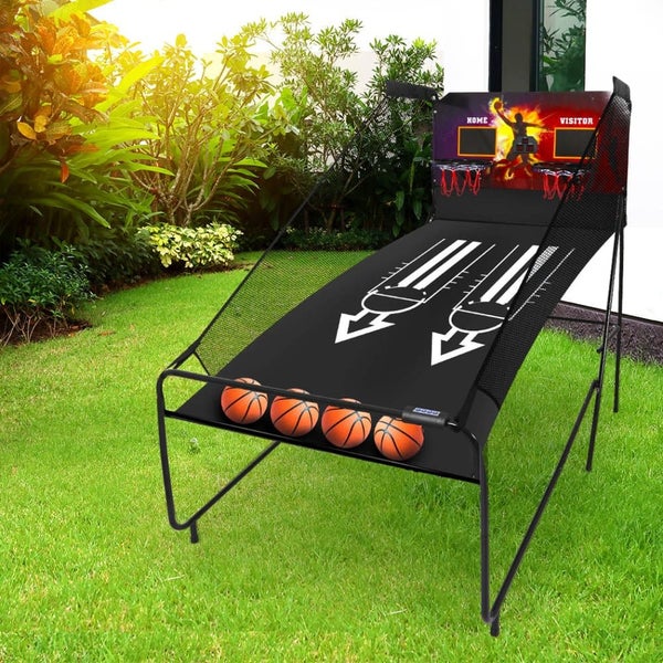 Basketball Arcade Game Shooting Machine Indoor Outdoor 2 Player Scoring Carousel 8