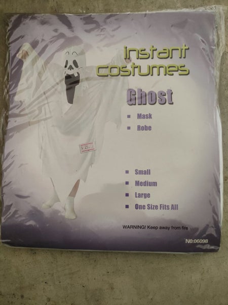 HALLOWEEN GHOST COSTUME 6-8 YEARS Carousel 1