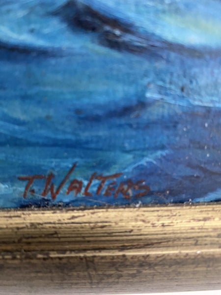 Original painting - Sailing ship by T Walters! Carousel 2