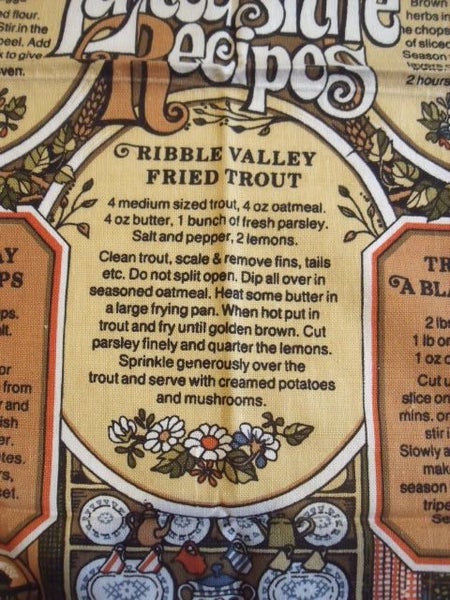 Cotton Tea Towel - Traditional Lancashire Recipes Carousel 2