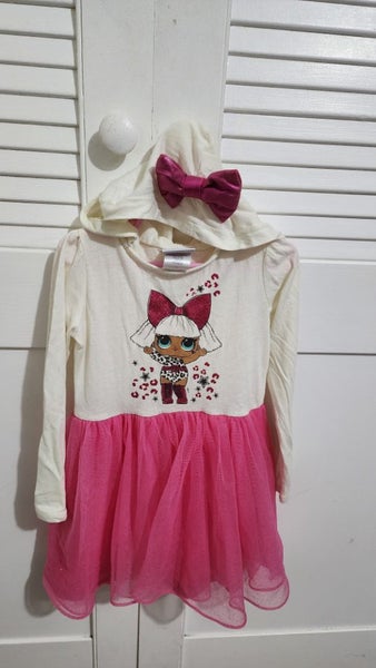 LOL dress with a hooddie kids size 5 Carousel 1