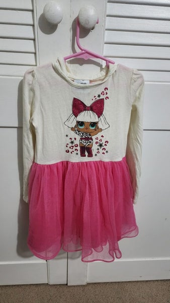 LOL dress with a hooddie kids size 5 Carousel 4