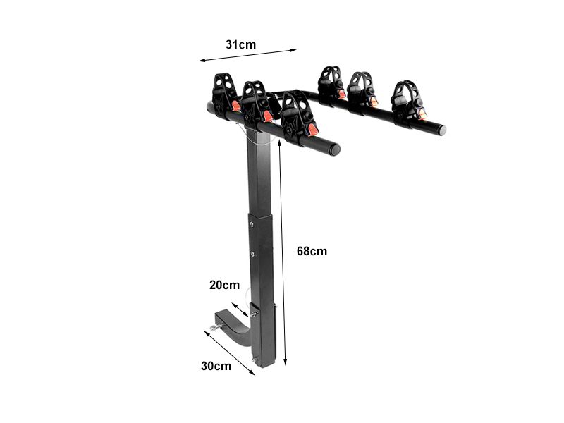 Bike Carrier Hitch Mount/Bike Car Rear Rack Foldable Carousel 8