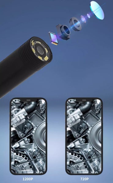 Endoscope Inspection Camera PC & Cell Phone 1080P 3.5M Carousel 6