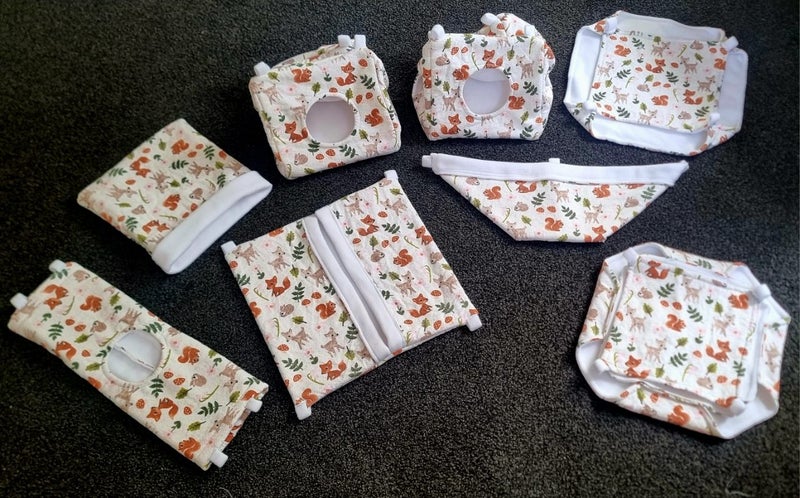 Small sized Create your own Rat Hammock Set 8pc - Choose your own pattern/color Carousel 1