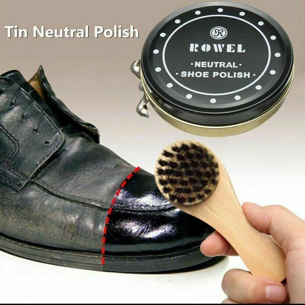 Leather Shoe Bag Cleaning Polish Care Kit Polish Brush Set Carousel 2