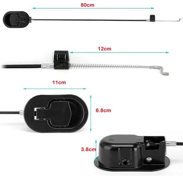 Sofa Couch Recliner Release Lever Pull Handle with Cable Carousel 2