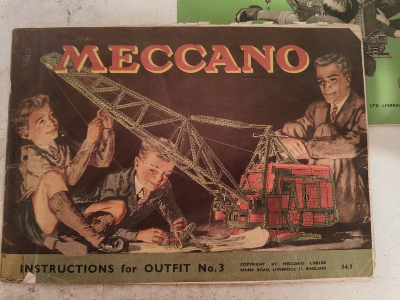 Meccano instructions set 3, 4a and 2a(AH167) Carousel 2