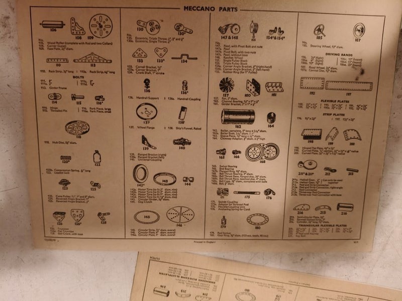 Meccano instructions set 3, 4a and 2a(AH167) Carousel 14