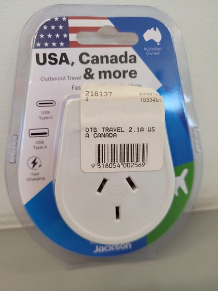 Travel Adaptor USA, Canada & More Carousel 1