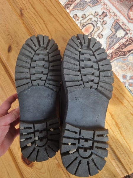 Chunky Loafer Shoe - Black & Bronze - Size 664259518448899111