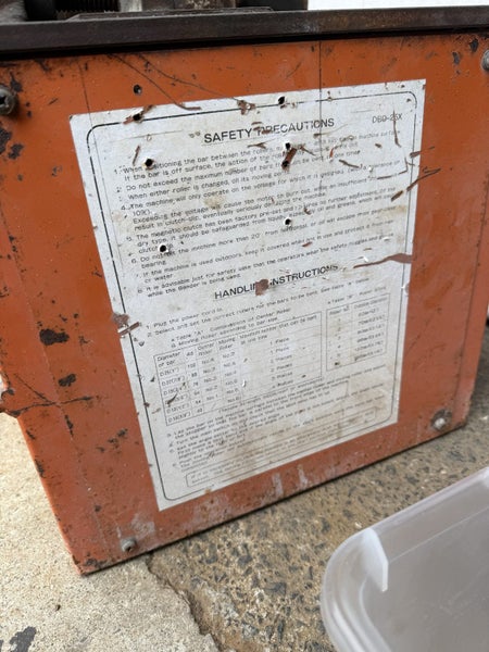 Portable rebar bender63873856146562111