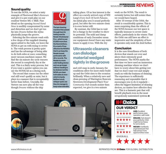 HumminGuru ORBIT Vinyl Record Static Remover *Reference Audio Carousel 8