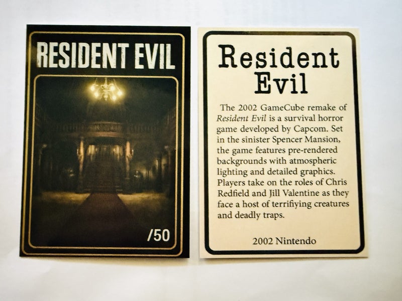 Resident Evil Numbered Trading Card Carousel 2