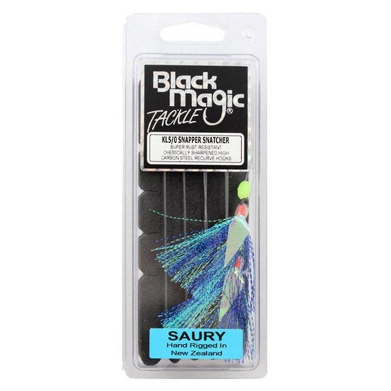 Black Magic Flasher Rig Snapper Snatcher Saury - 5/0 Carousel 2