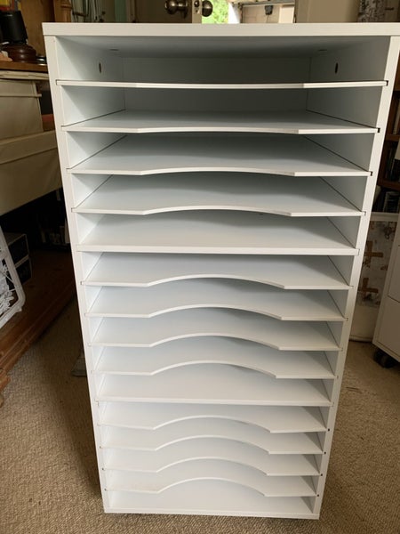 Mobile paper storage. Carousel 1