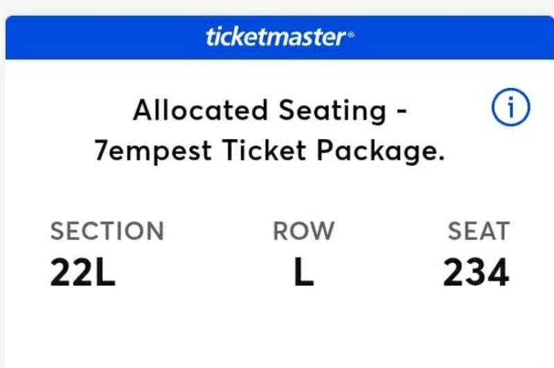 Tool concert ticket Carousel 1
