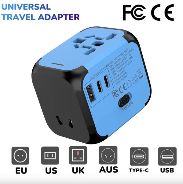 New Universal Travel Adapter Worldwide Carousel 2