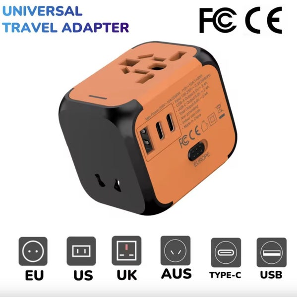 New Universal Travel Adapter Worldwide Carousel 2