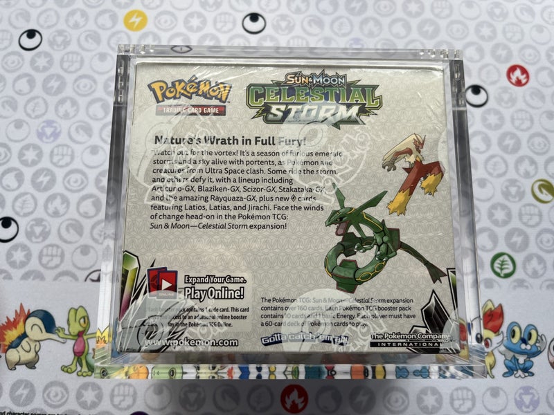 Pokemon Celestial Storm Booster Box Factory Sealed with Acrylic Case Carousel 2