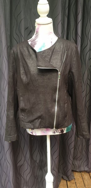 Plus Size • Whistle Bomber Style Jacket • Size 18 • Charcoal Grey/ Black Carousel 2
