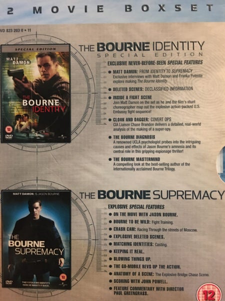 BOURNE IDENTITY - BOX SET - Bourne Identity / Bourne Supremacy Carousel 2