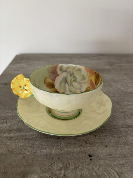 Rare Paragon Pansy Tea Cup&Saucer 1930’s Carousel 1