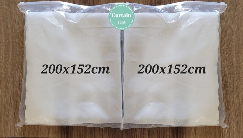 Readymade Attachable Tripleweave Curtain Linings *A PAIR*64142341556355111