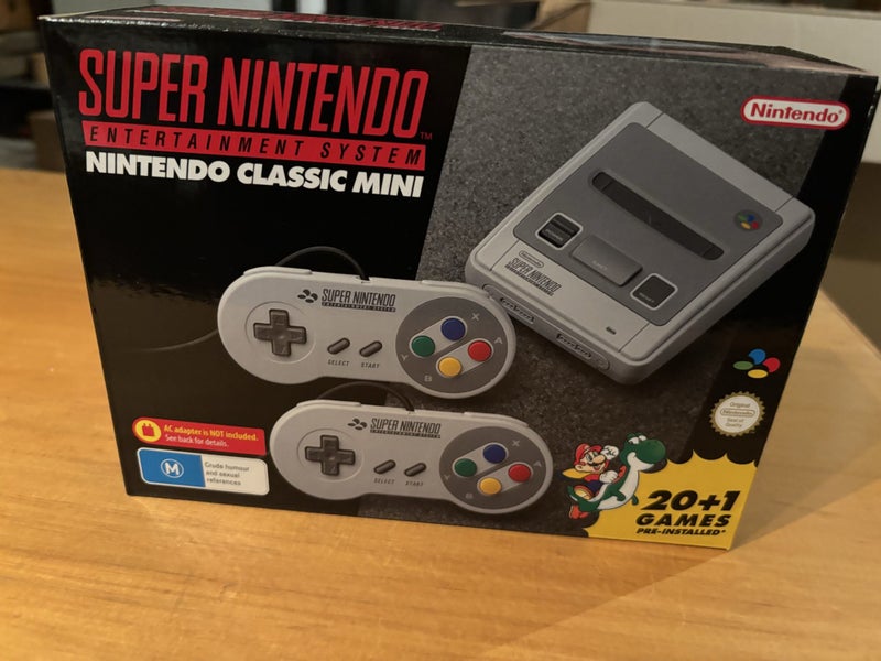 Super Nintendo Entertainment System Classic Mini. Brand New, Sealed Carousel 1